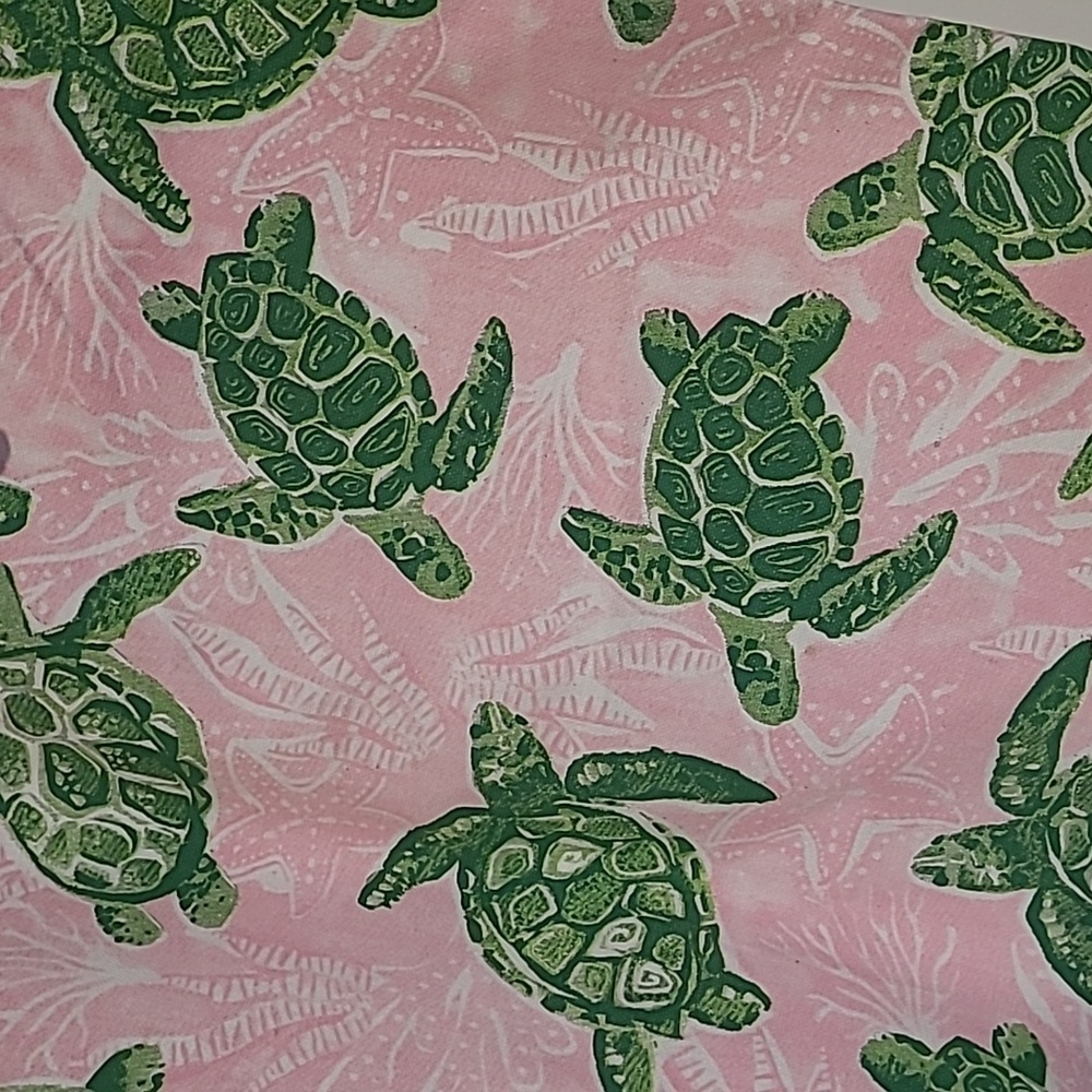 NWT!! Tommy Bahama Pink Turtle Beach Bag/Tote - Picture 2 of 7